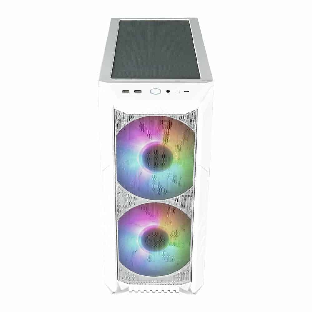 (image for) CoolerMaster HAF 500 White ARGB Mid Tower PC Case